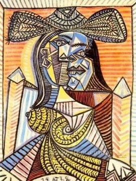 Mujer sentada 5 1938 cubista Pablo Picasso Pinturas al óleo